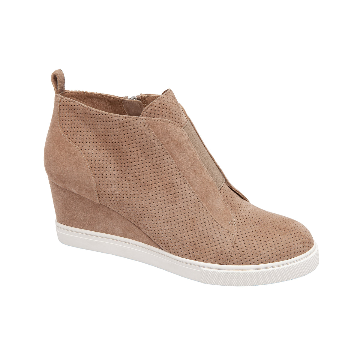 FELICIA SUEDE | Our Original Platform Wedge Sneaker Bootie – LINEA ...
