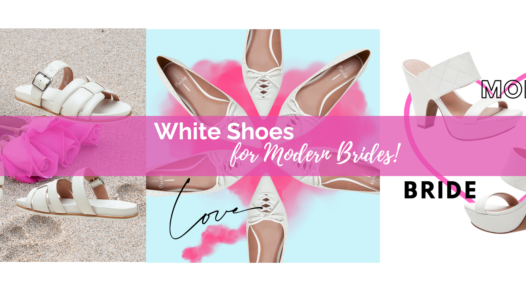 White Shoes for Modern Brides!