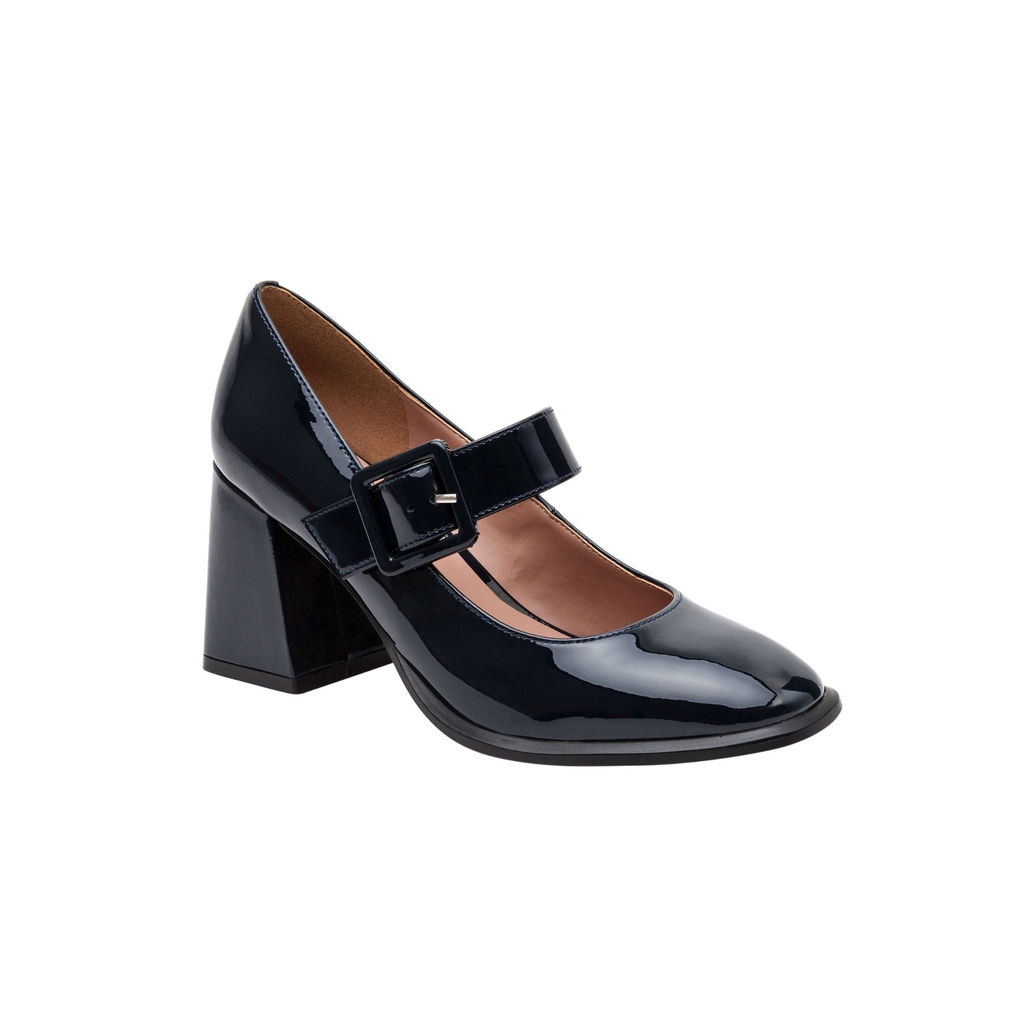 BELLE | Block Heel Mary Jane Pumps – LINEA Paolo Shoes