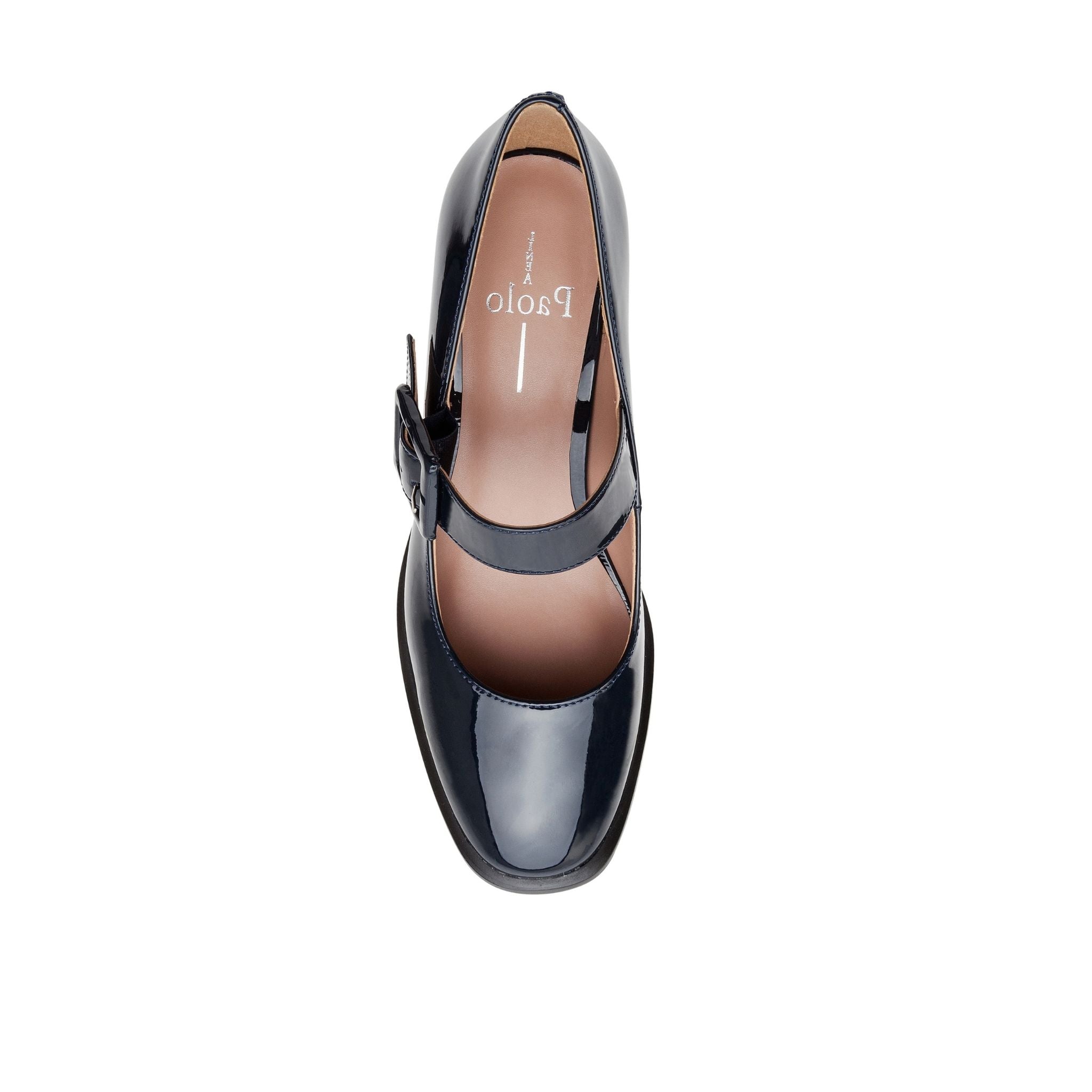 ASOS DESIGN Wide Fit Penny Platform Mary Jane Heeled Shoes In Black के लिए  महिलाएं