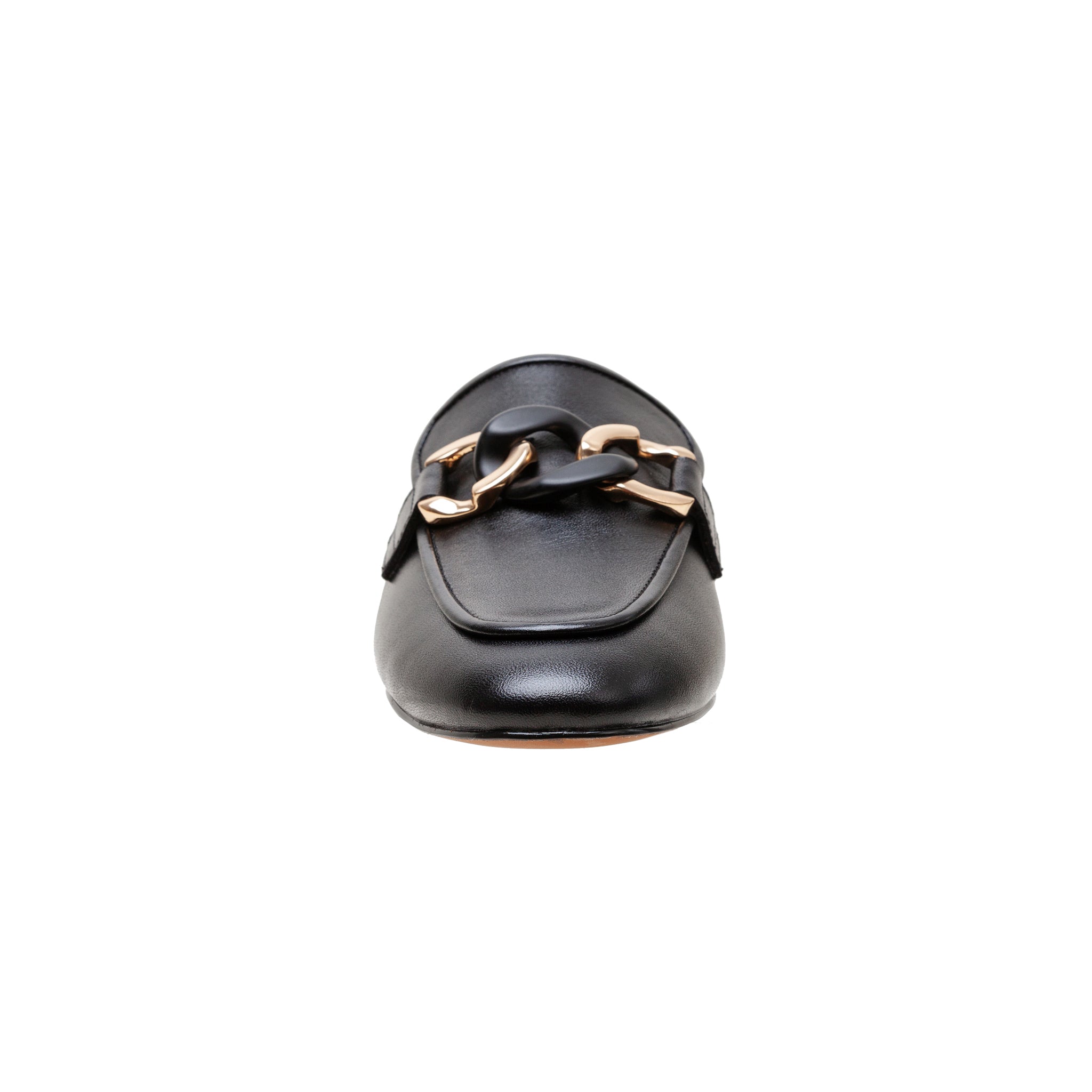 ALICIA | Belted Mule with Resin Chain – LINEA Paolo Shoes