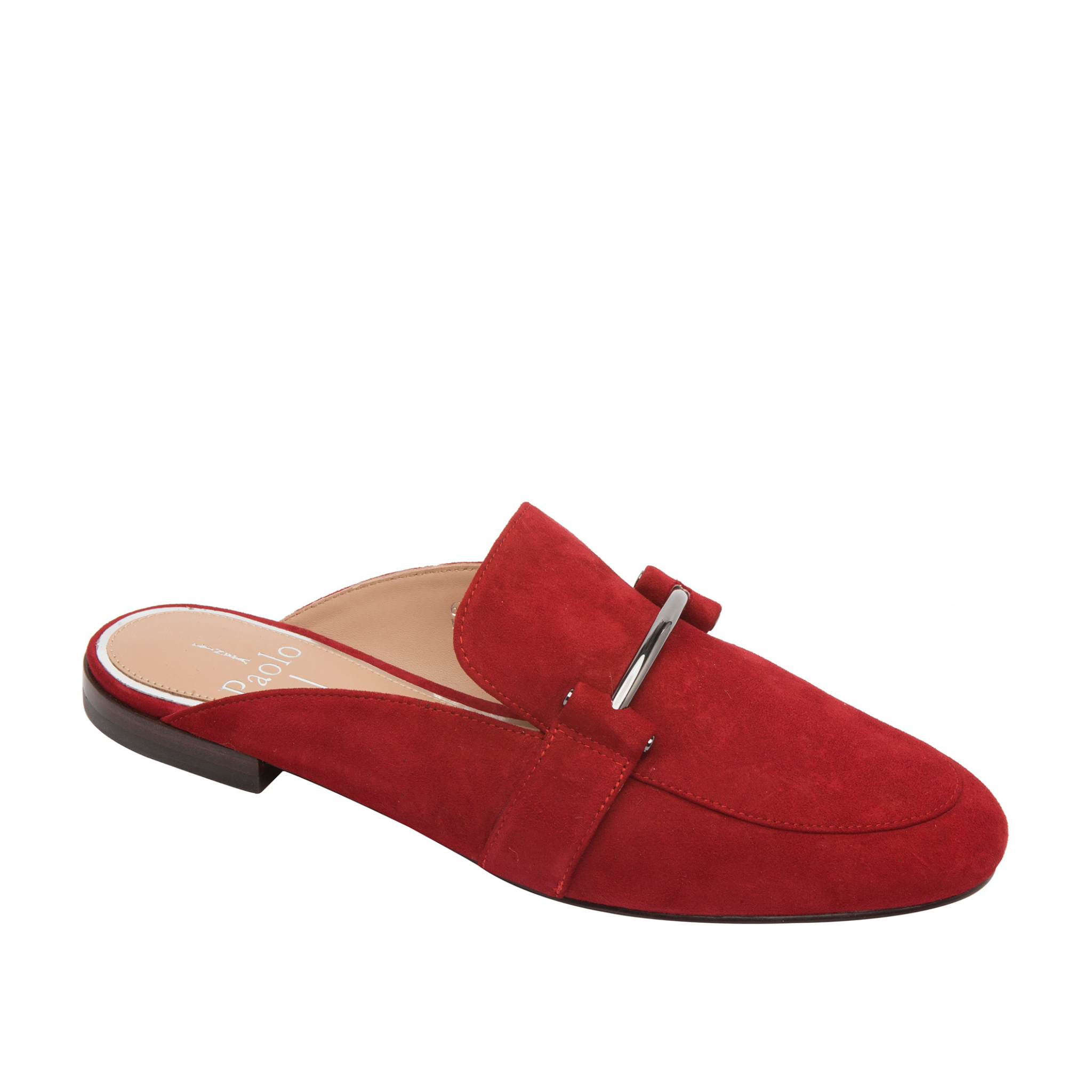サンダル・ミュール AMATO DANIELE FW24 Loafers & Slippers (W245 VELLUTO RUBINO) ANNETTE | Metal Bit Mules – LINEA Paolo Shoes