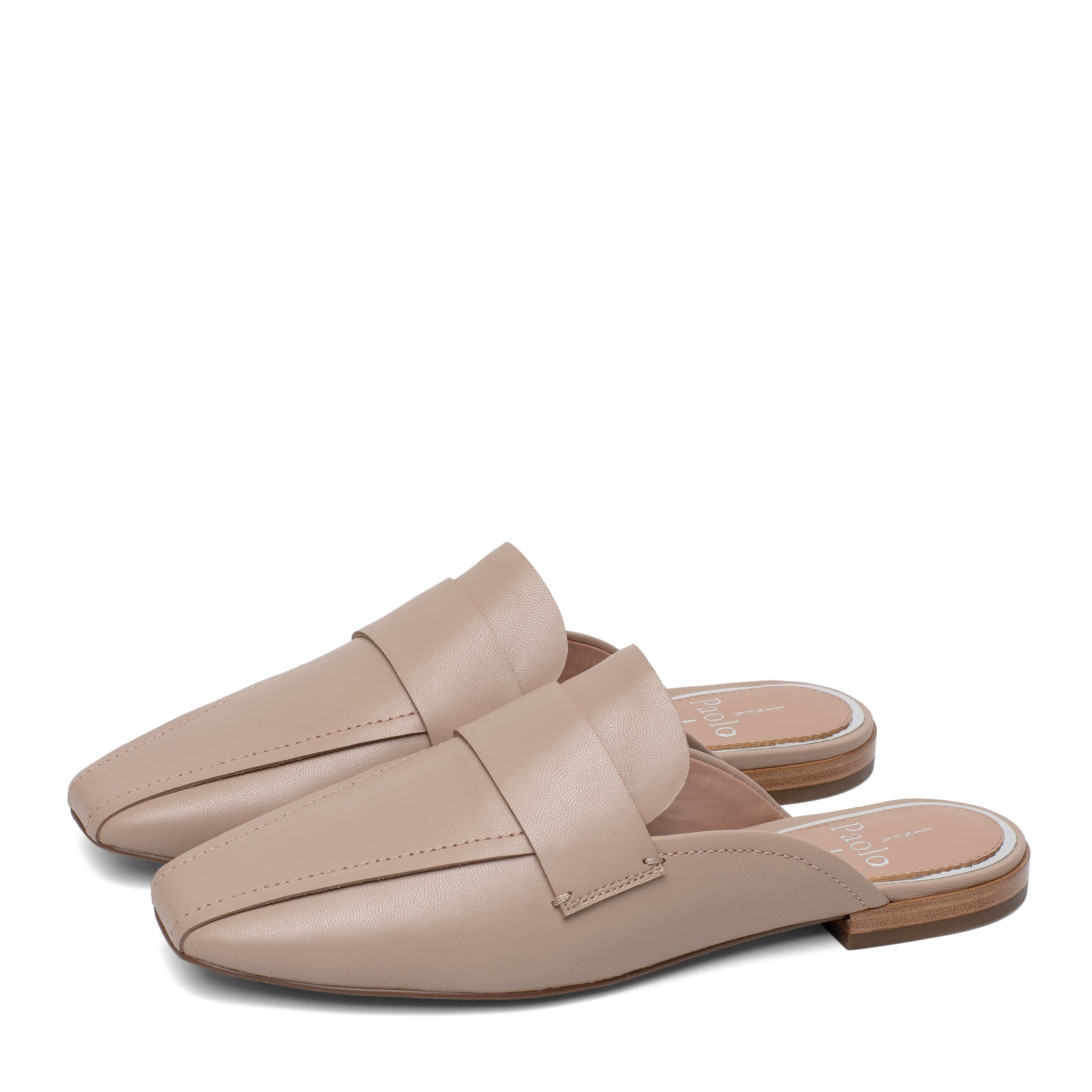ATLAS | Slip-On Square Toe Keeper Mules – LINEA Paolo Shoes