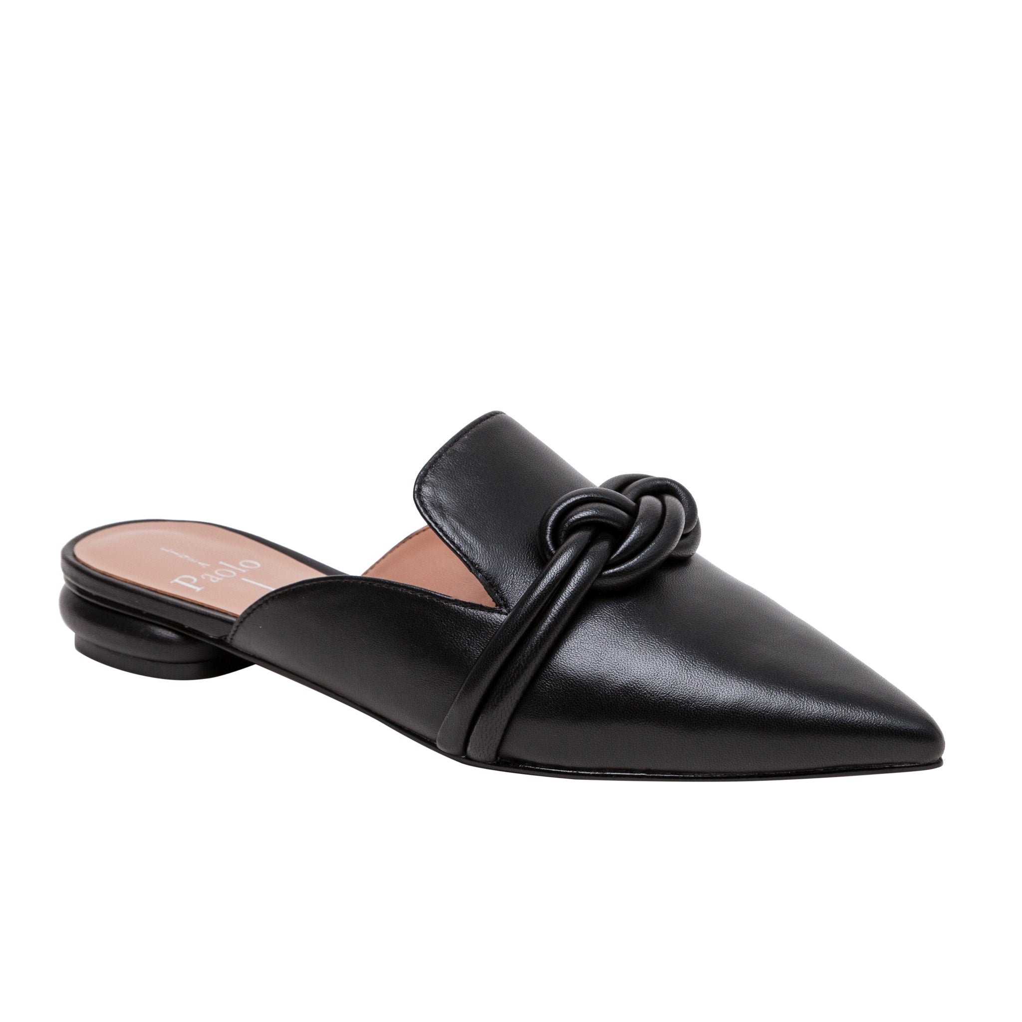 AZELIA | Knotted Leather Mules – LINEA Paolo Shoes