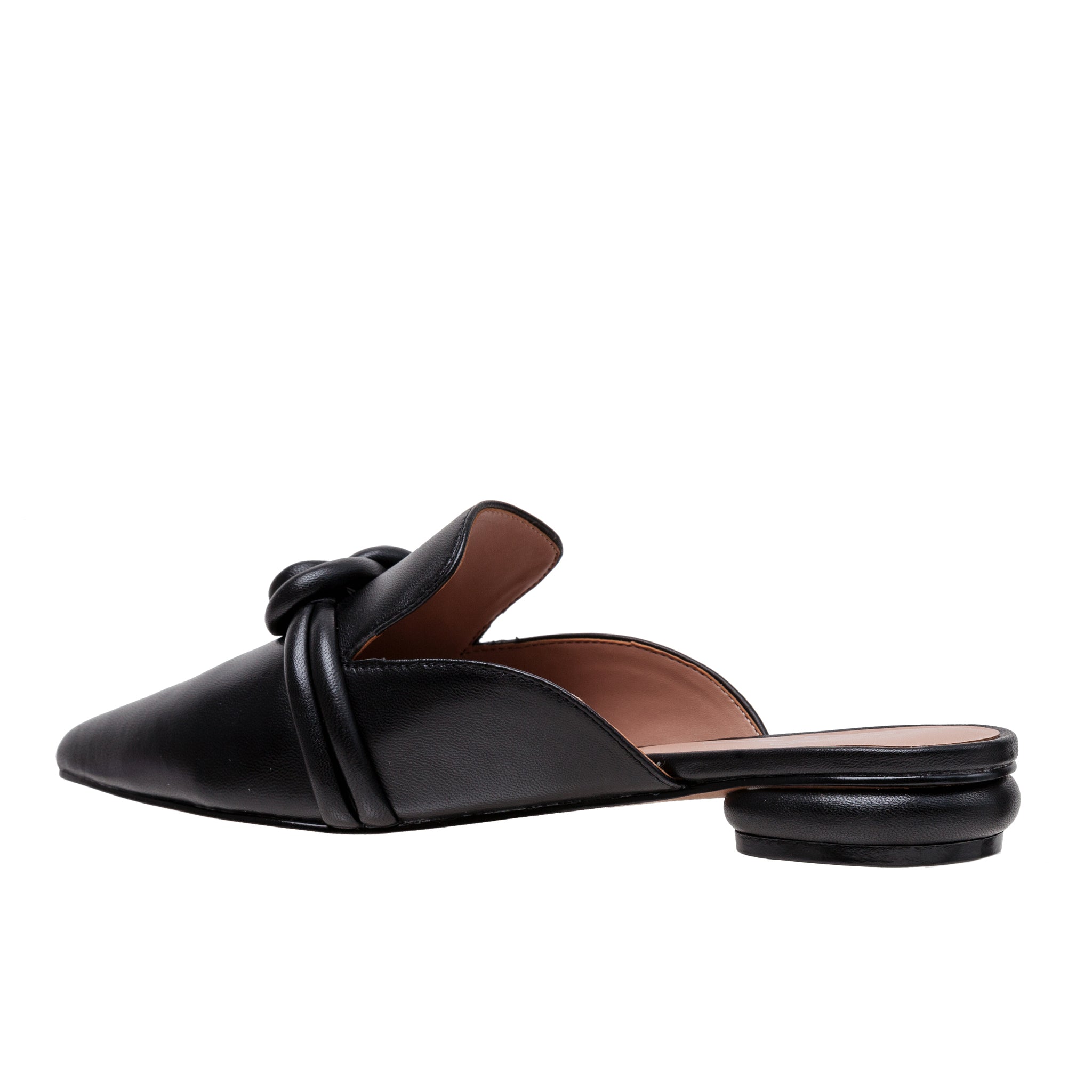 AZELIA | Knotted Leather Mules – LINEA Paolo Shoes