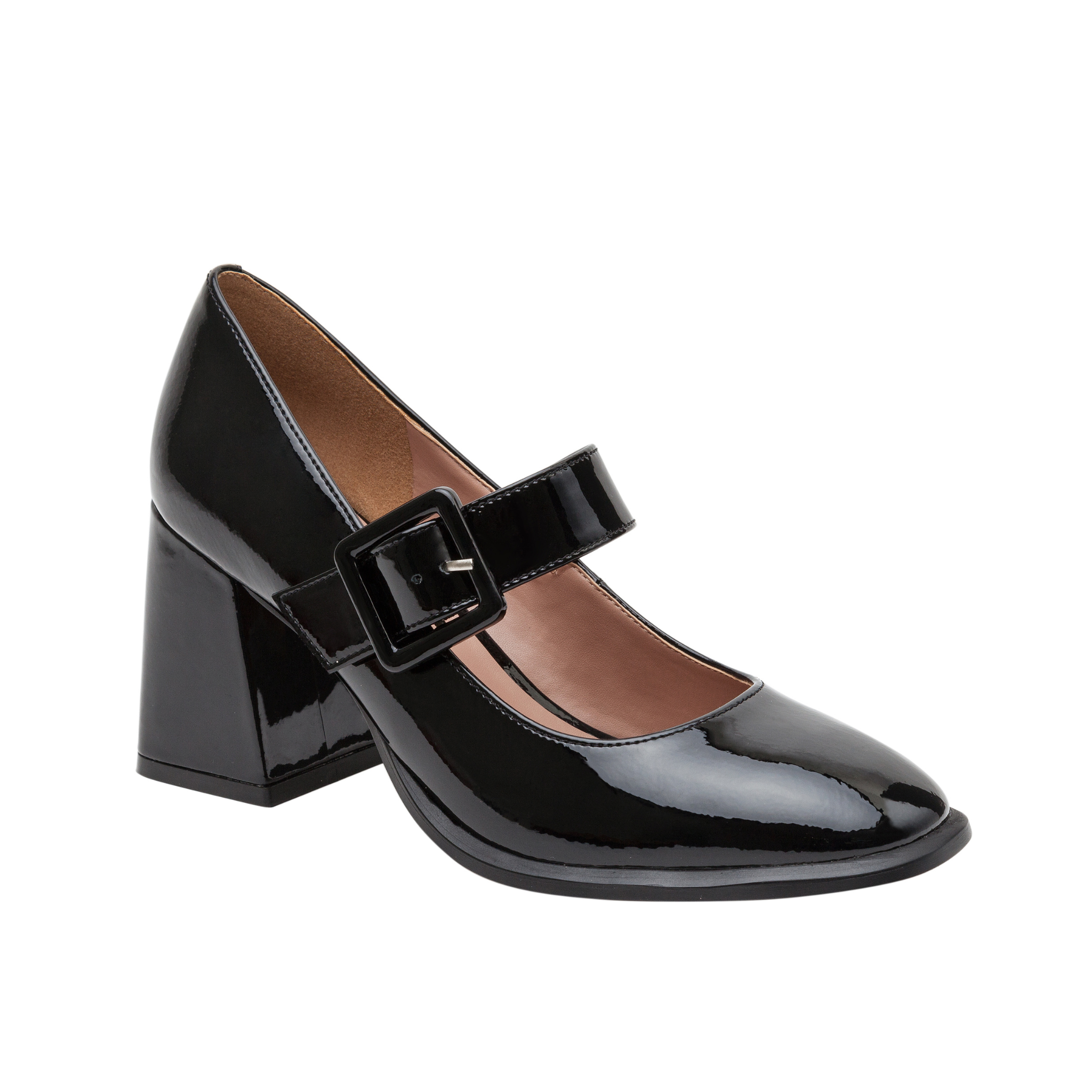 BELLE Block Heel Mary Jane Pumps LINEA Paolo Shoes