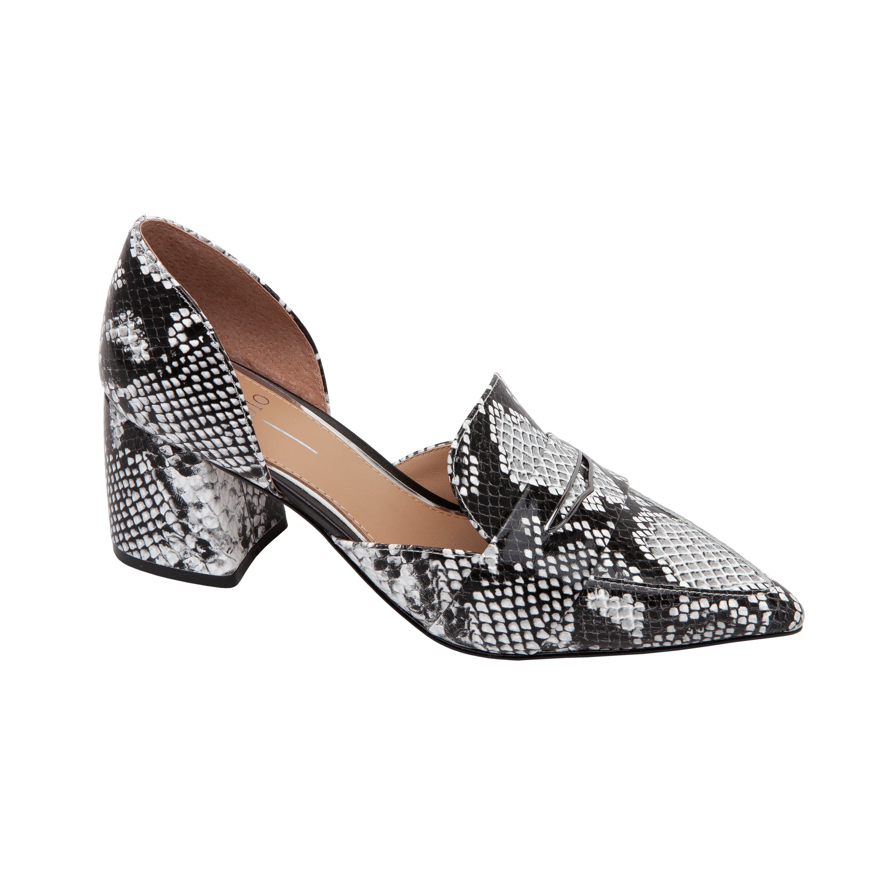 CACHE | Stylish Two Piece Mid Height Sculpted Block Heel