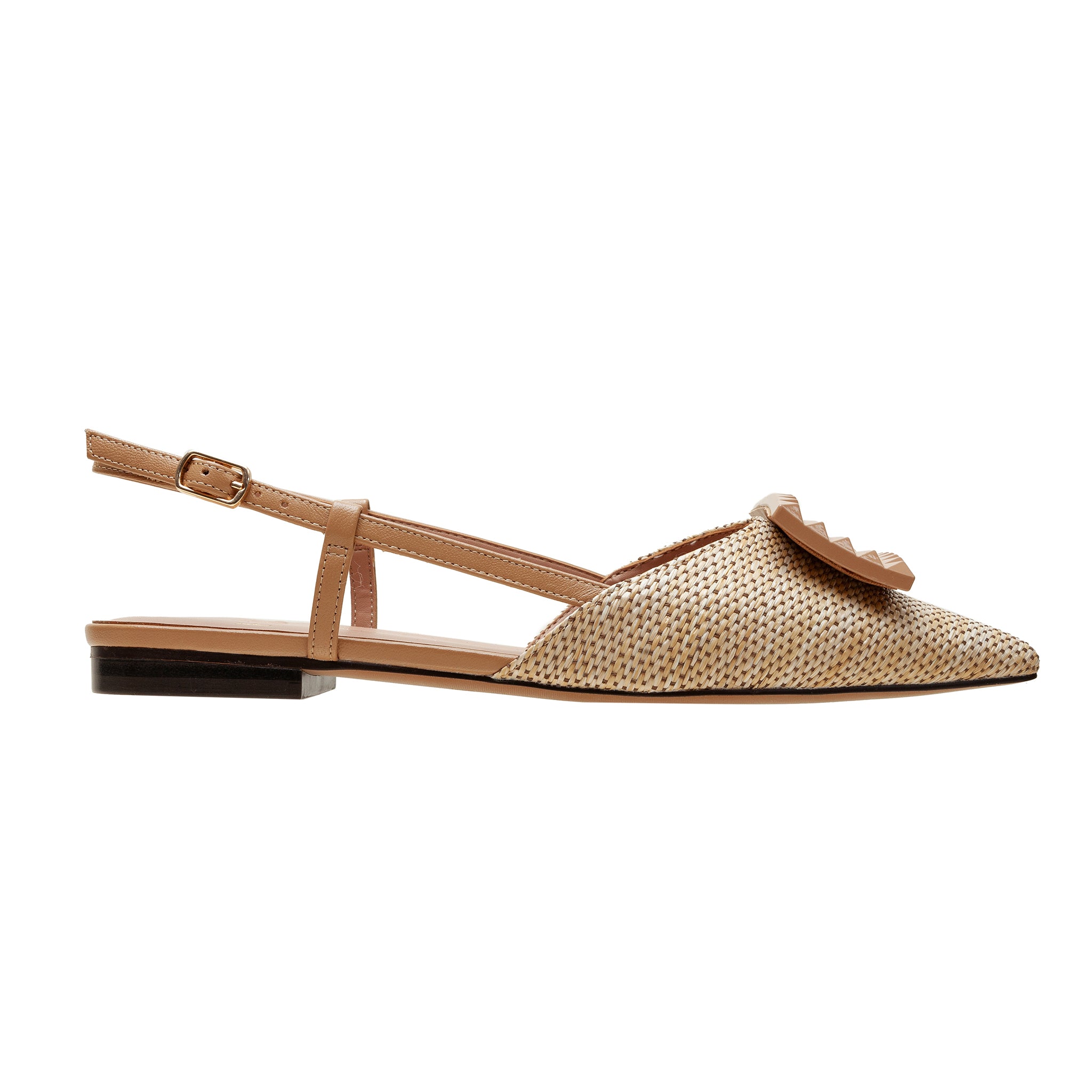 Na.e ナエ　パンプス　Urban Slingback Flats_Brown Urban Slingback Flats_Brown | Na.e