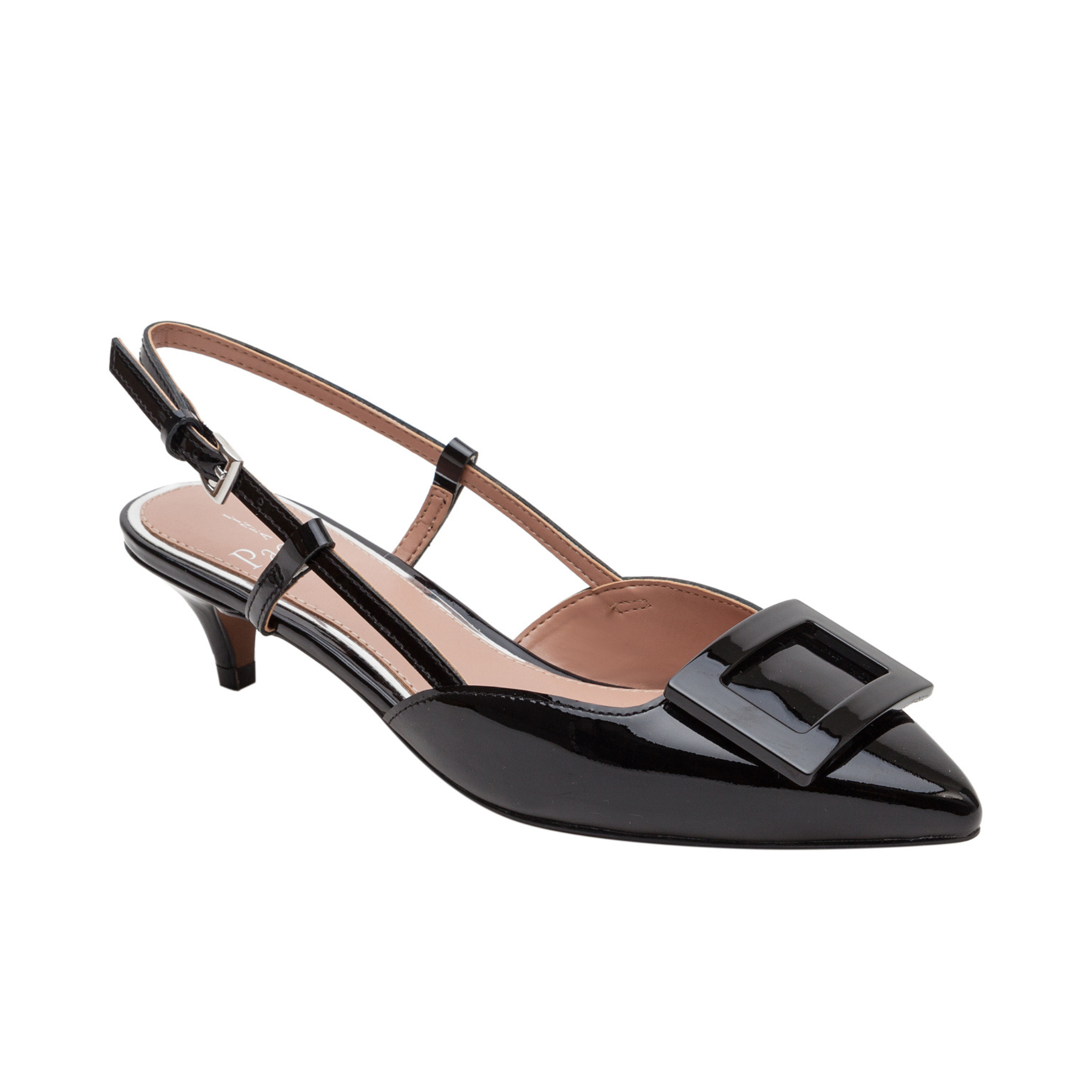 サンダル・ミュール Les Slingbacks Cubisto B Kitten Heels Venice Leather and Mesh Slingback Kitten Heel in Shoes | Vince