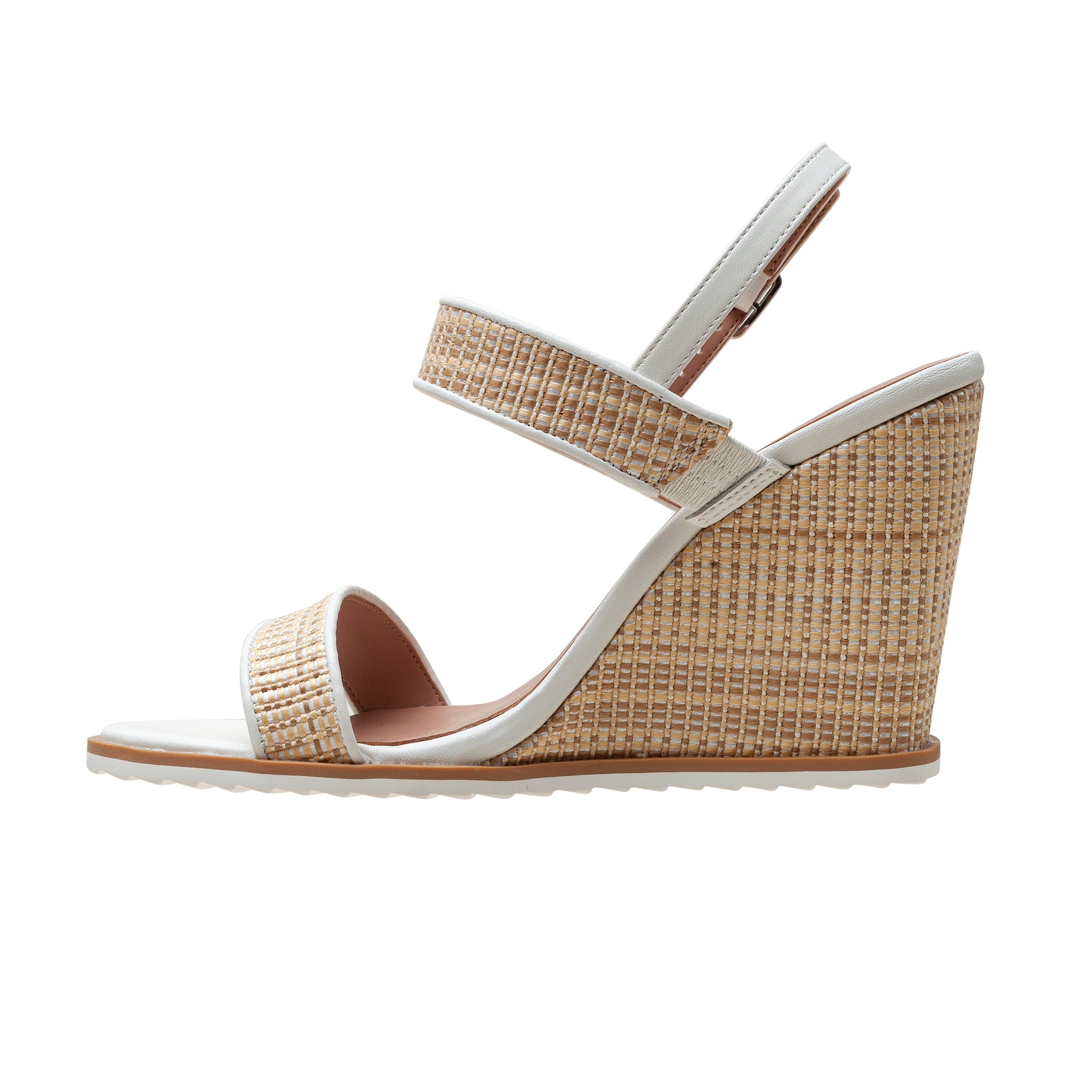 EDITH | Raffia Wedge Sandals – LINEA Paolo Shoes