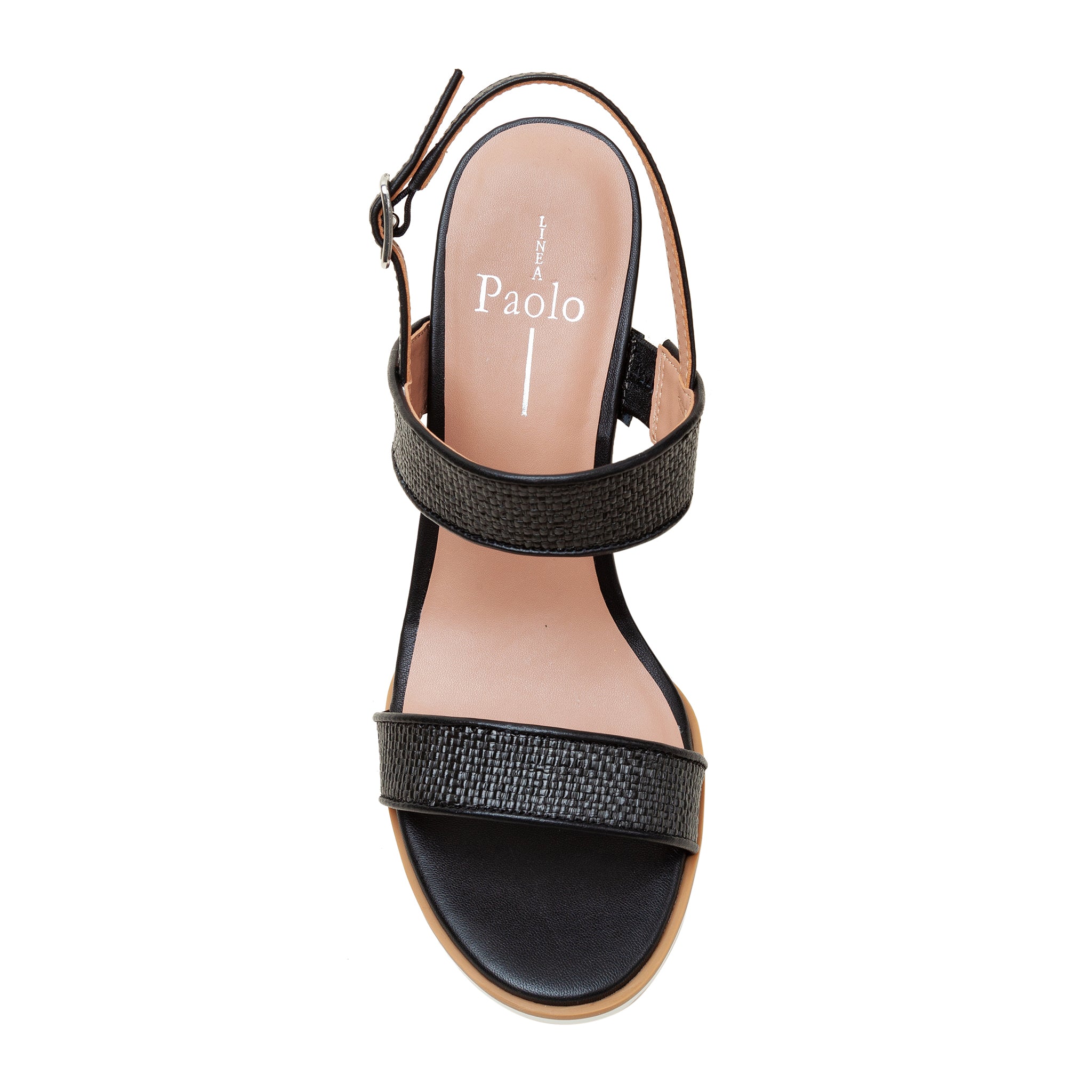 EDITH | Raffia Wedge Sandals – LINEA Paolo Shoes