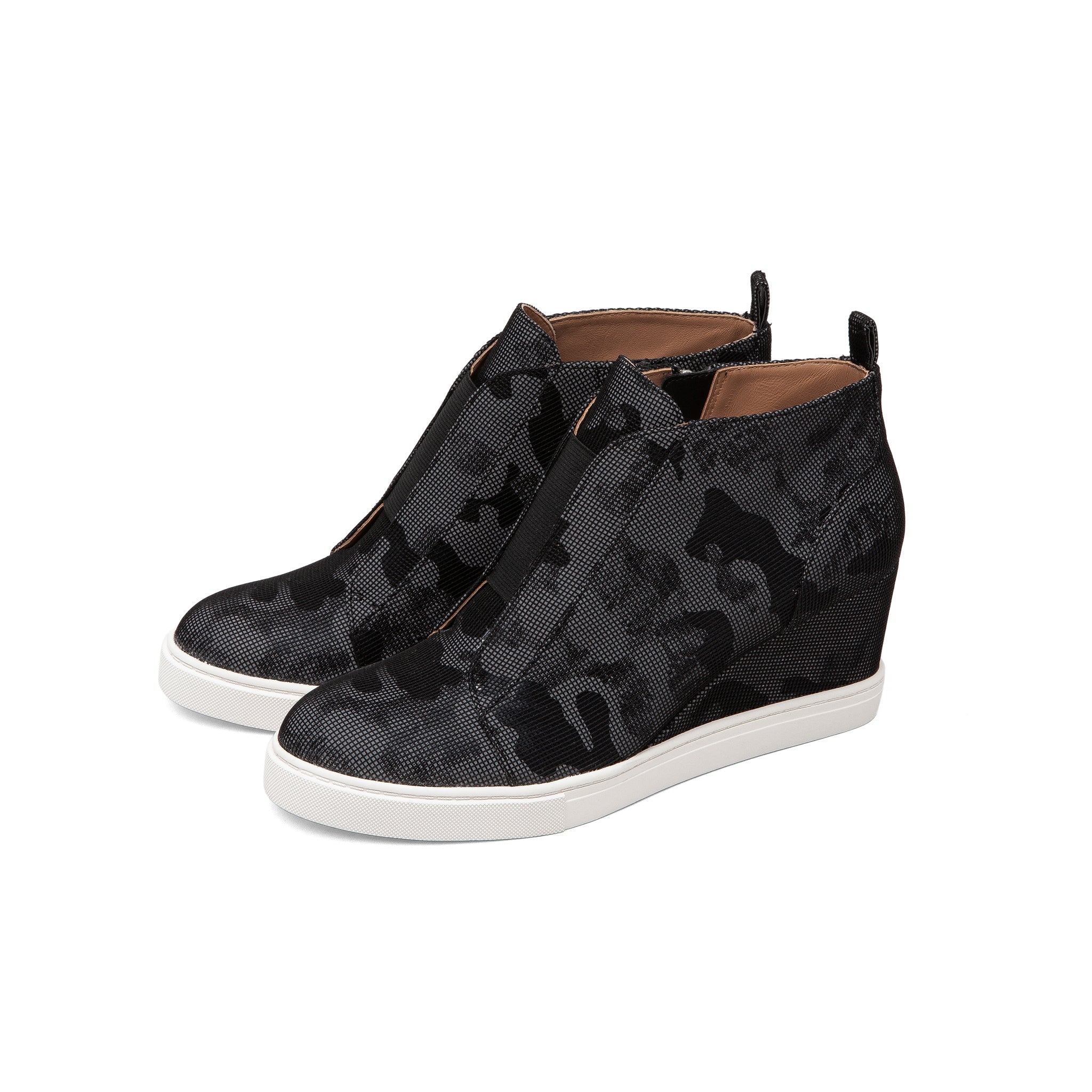 FELICIA PATTERN Our Original Platform Wedge Sneaker Bootie LINEA Paolo Shoes