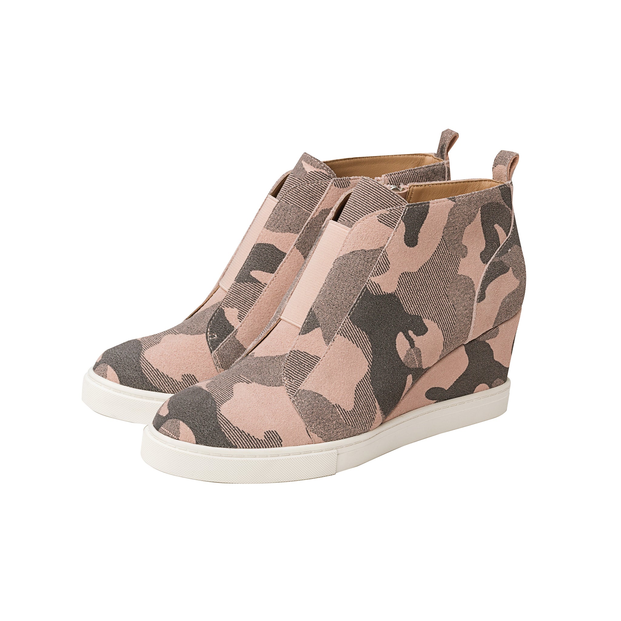 FELICIA PATTERN Our Original Platform Wedge Sneaker Bootie LINEA Paolo Shoes