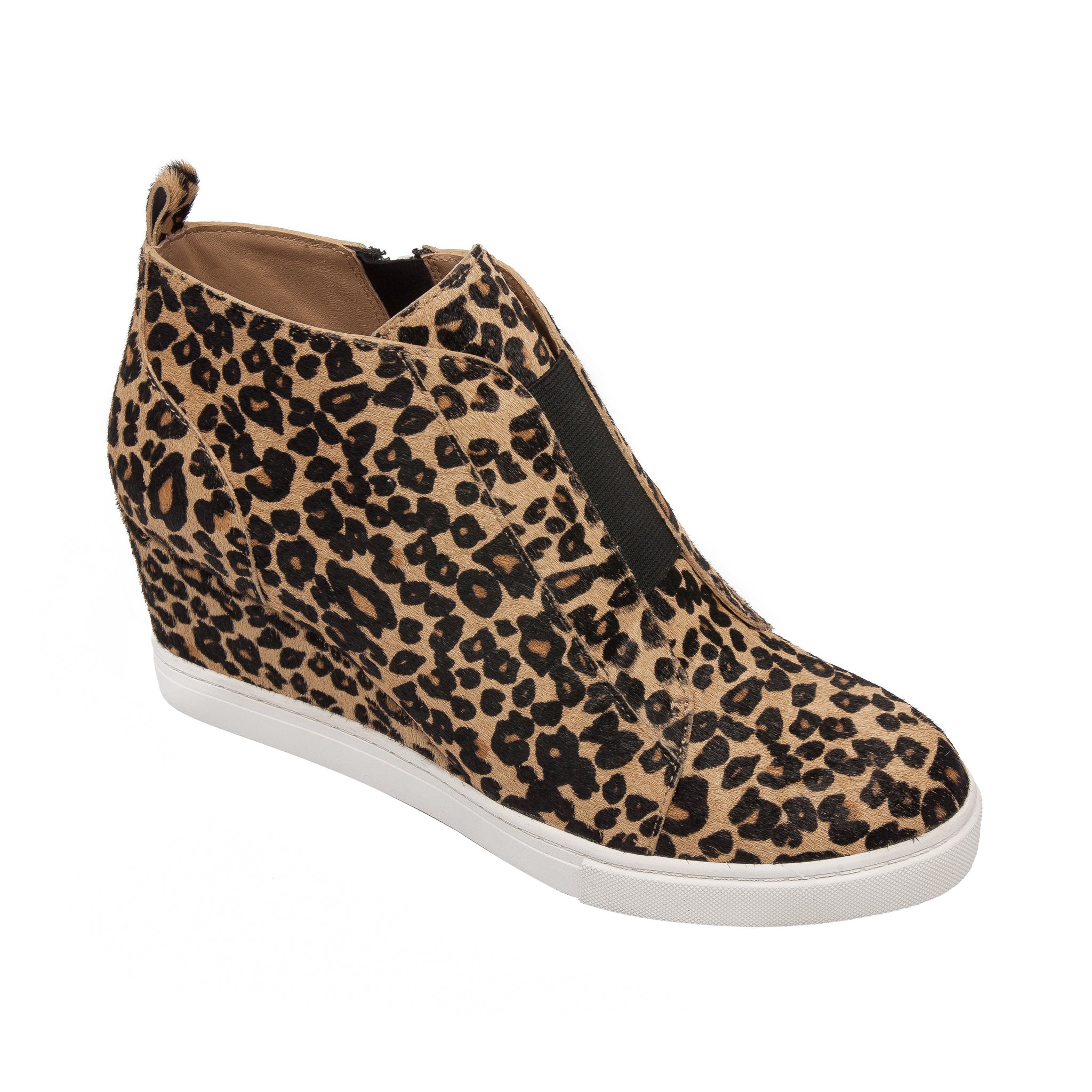 FELICIA ANIMAL PRINT Our Original Platform Wedge Sneaker Bootie LINEA Paolo Shoes