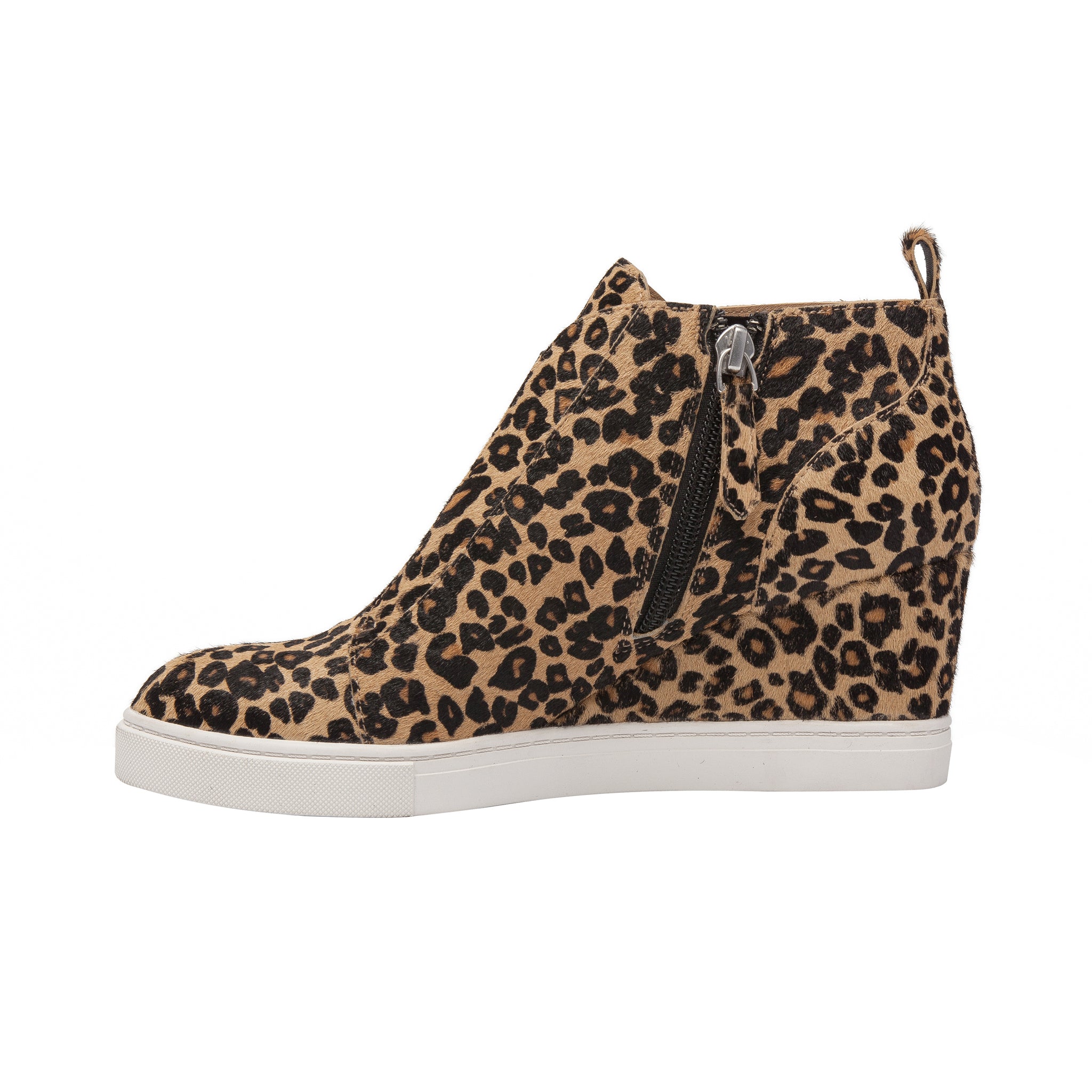 Leopard wedge sneakers on sale