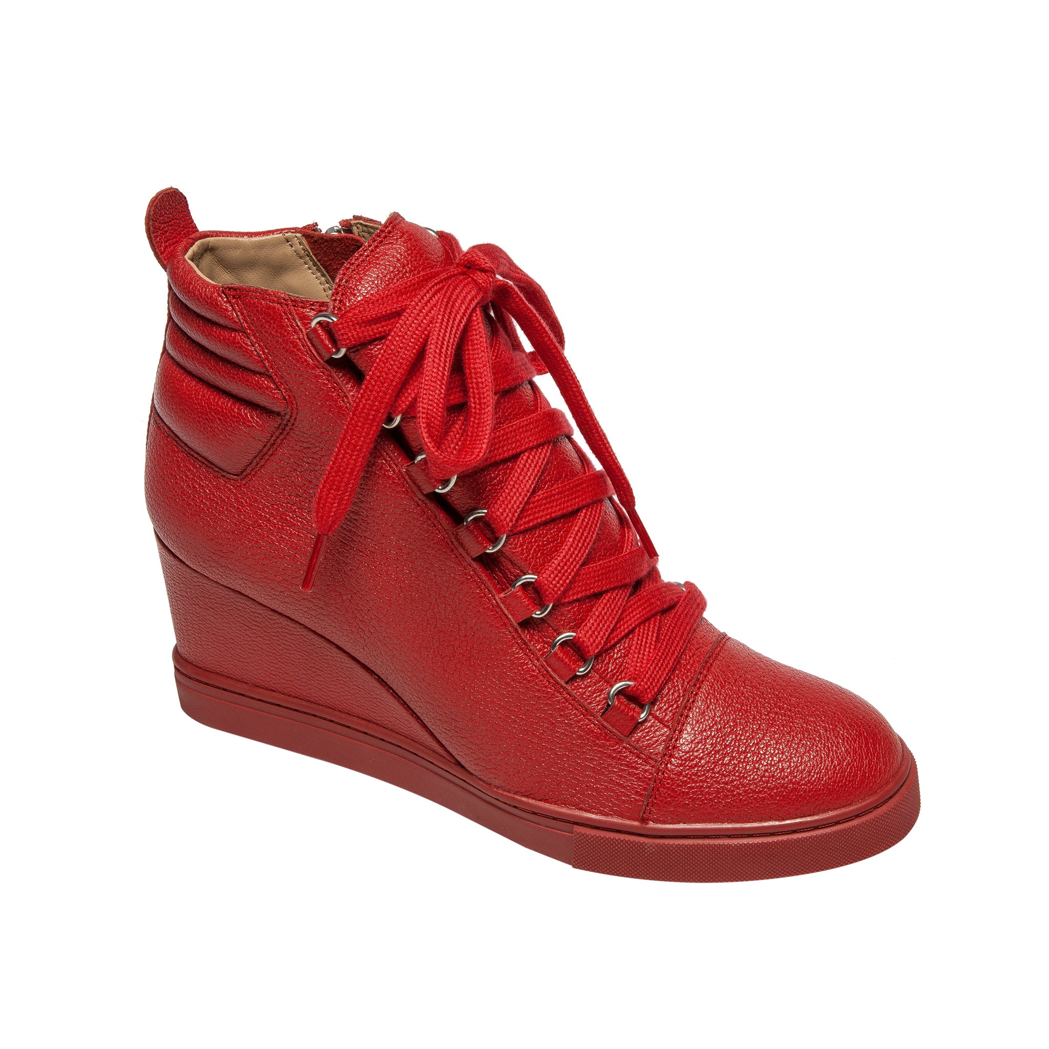 L paolo fashion wedge sneakers