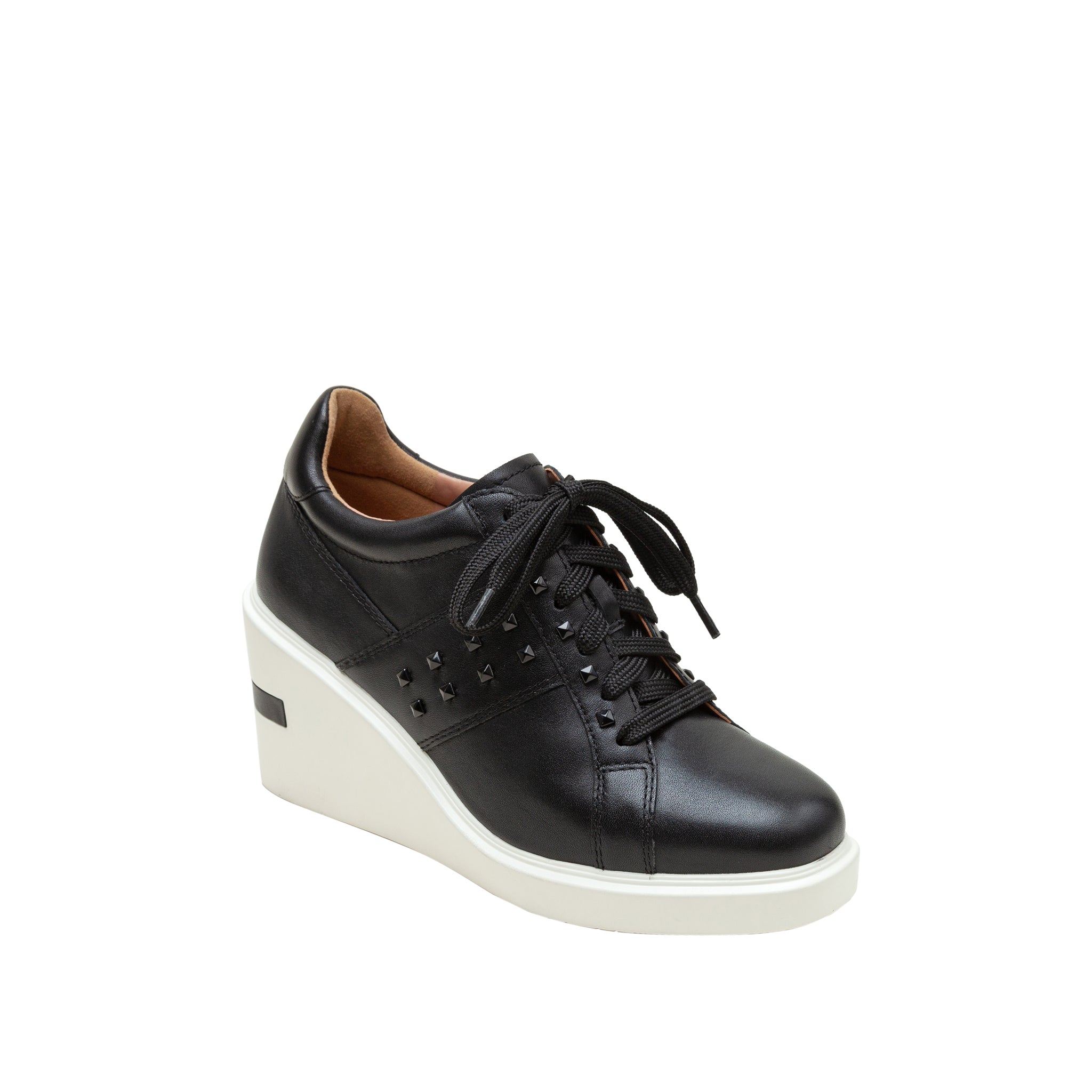 Buy Green Lace Tie-up Sneaker Wedges by Tiesta Online at Aza Fashions.