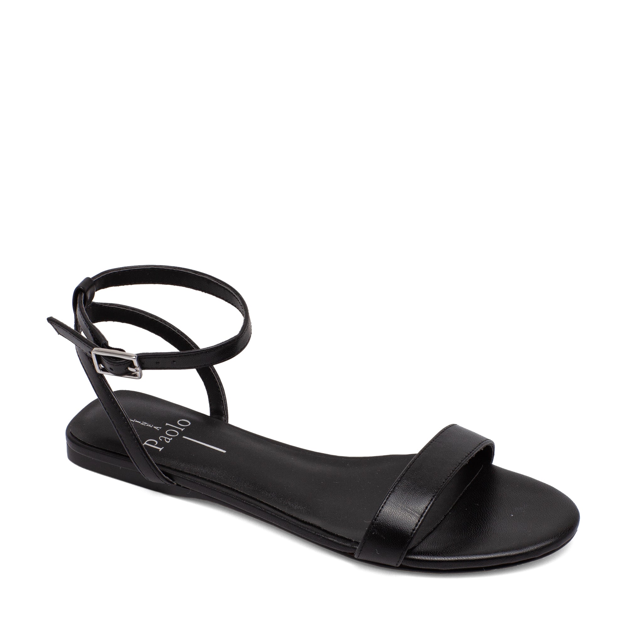LUELA Strappy Flat Sandals – LINEA Paolo Shoes - Main Image
