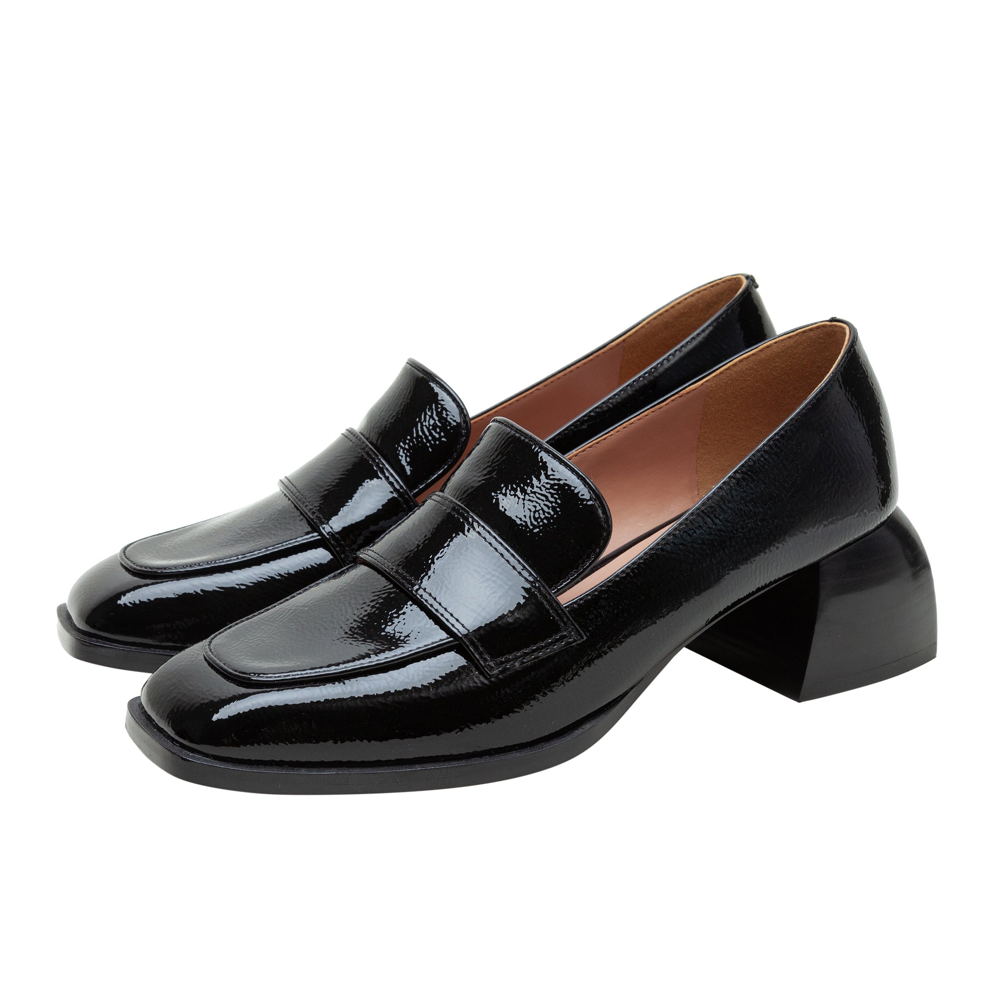 Loafer pumps black best sale