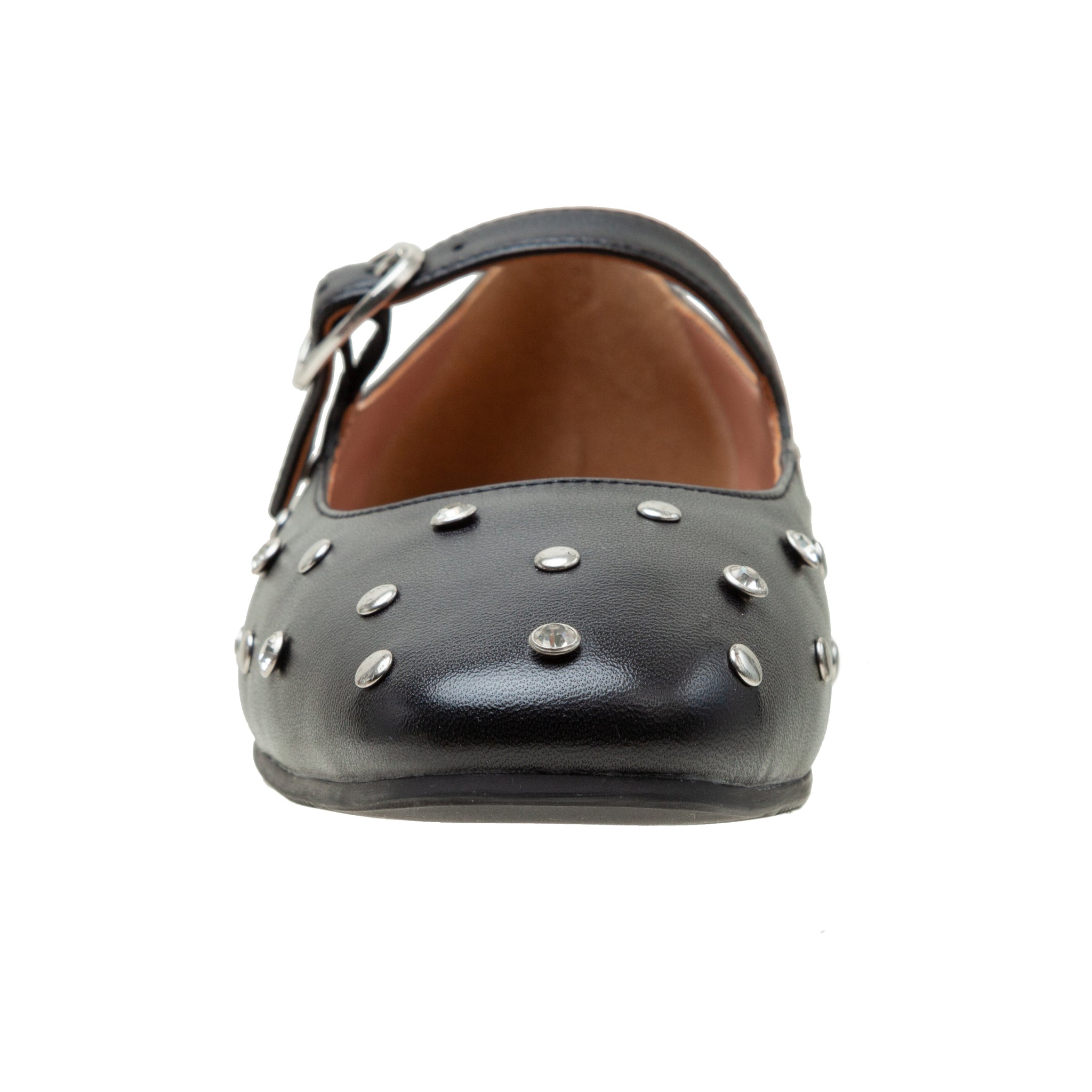 MILLIE | Crystal Stud Mary Jane Flats – LINEA Paolo Shoes