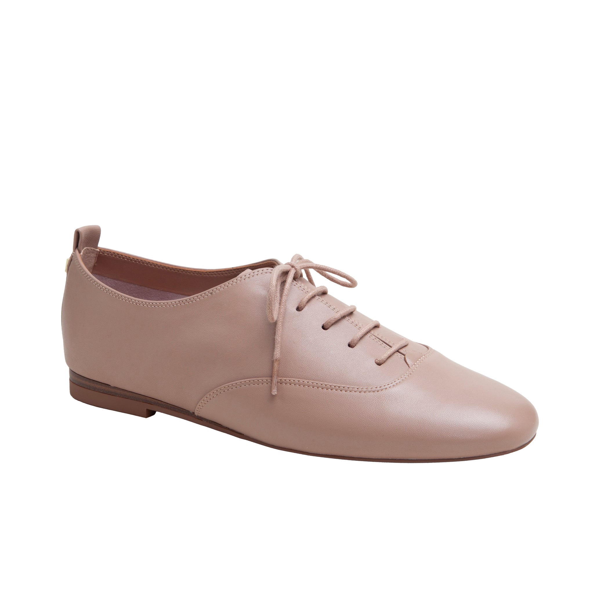 MIRNA | Nappa Leather Ballet Oxford Flats – LINEA Paolo Shoes