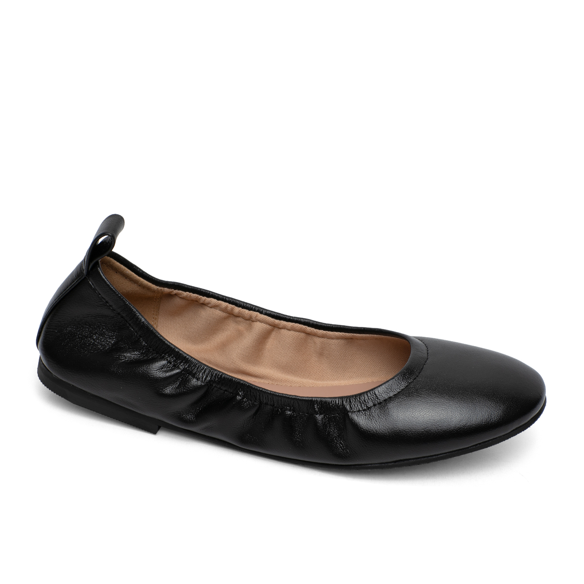 MONTE | Elastic Topline Round Toe Ballet Flats