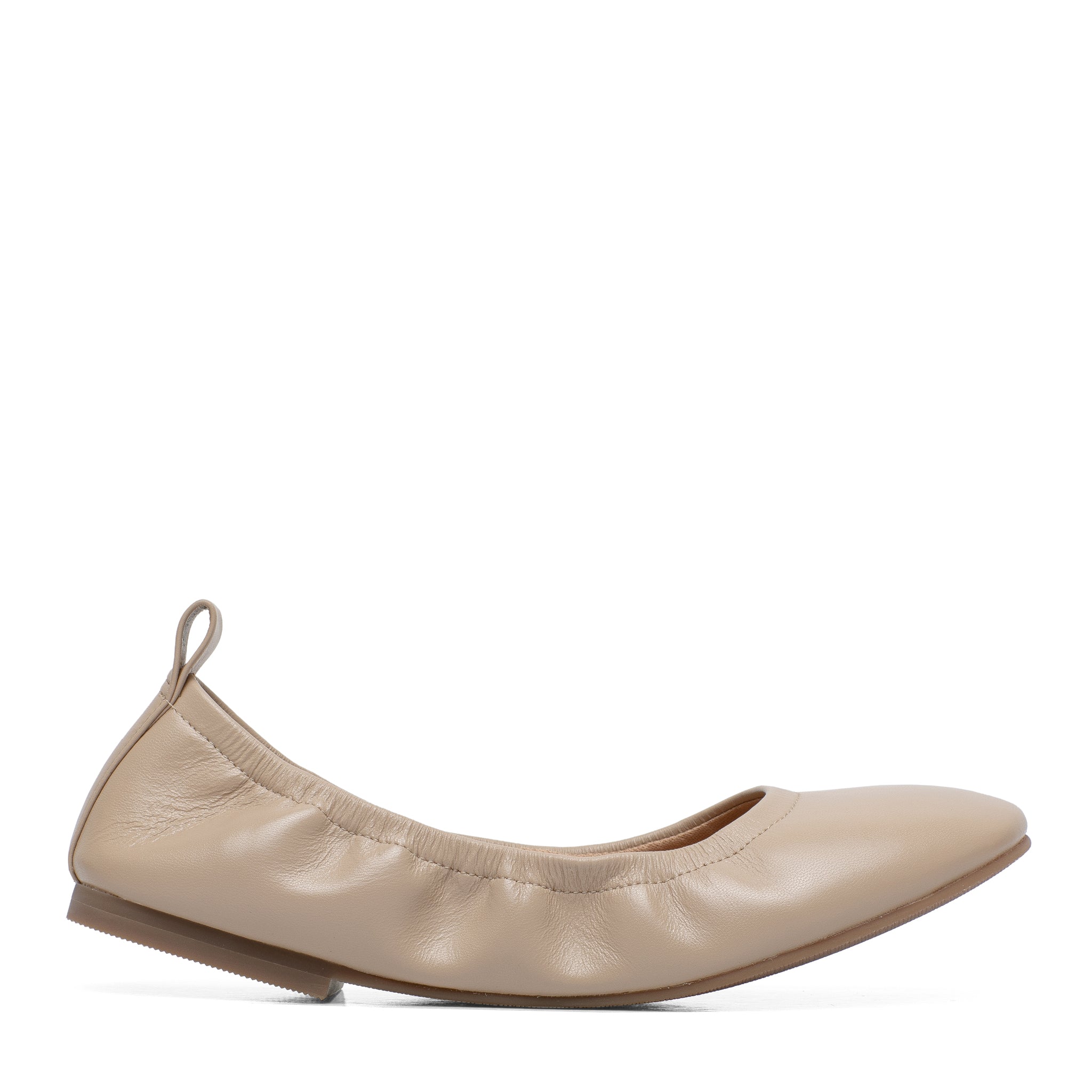 MONTE | Elastic Topline Round Toe Ballet Flats