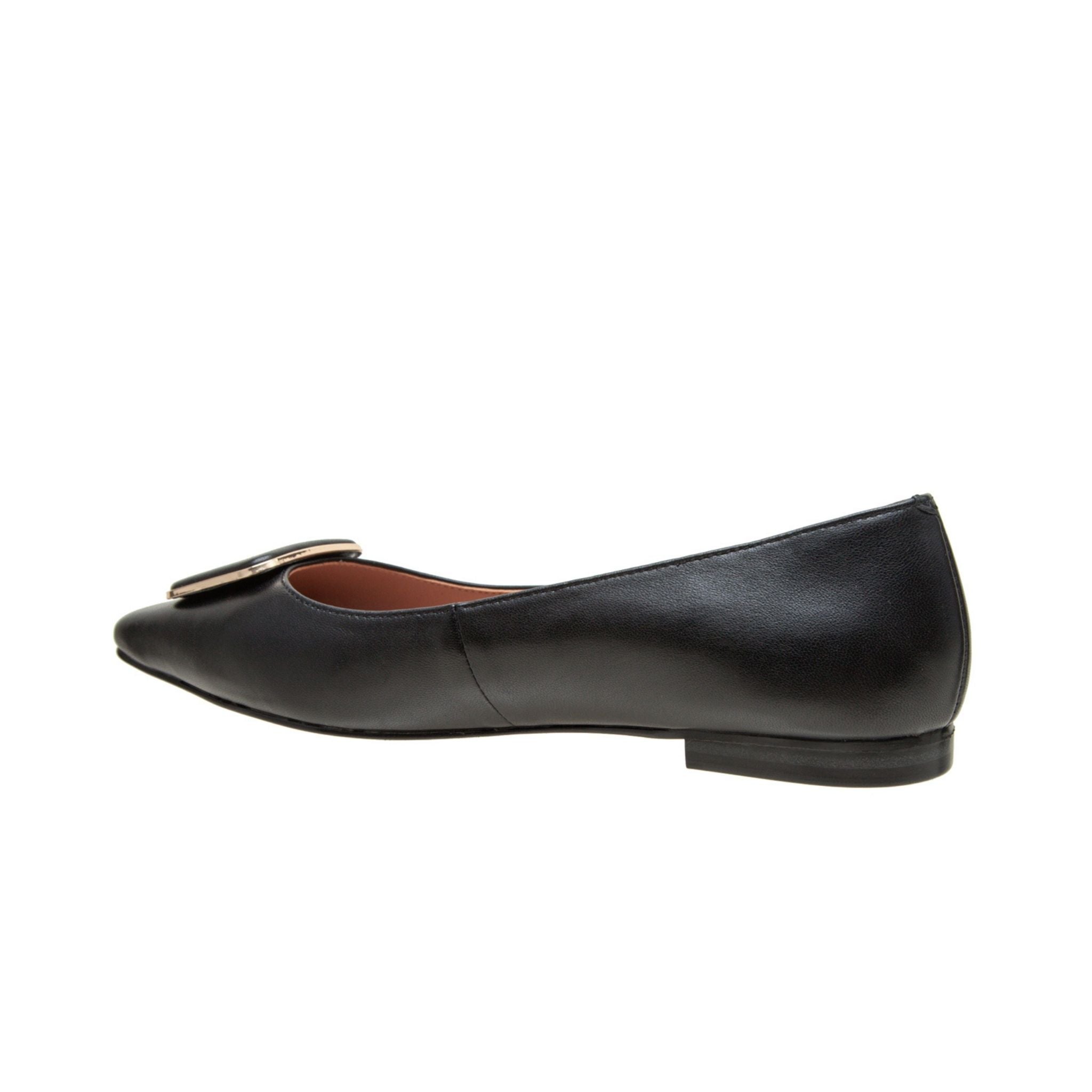 NANCY | Square Toe Buckle Flats – LINEA Paolo Shoes