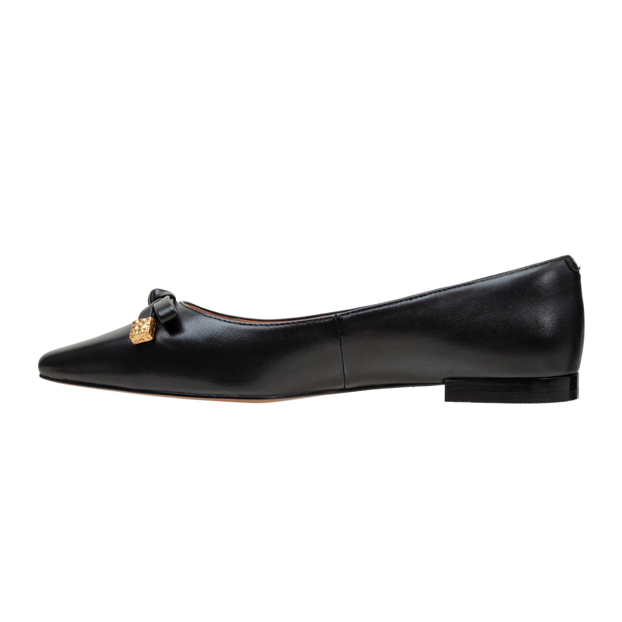 NICOLIS | Leather Bow Skimmer Flats – LINEA Paolo Shoes