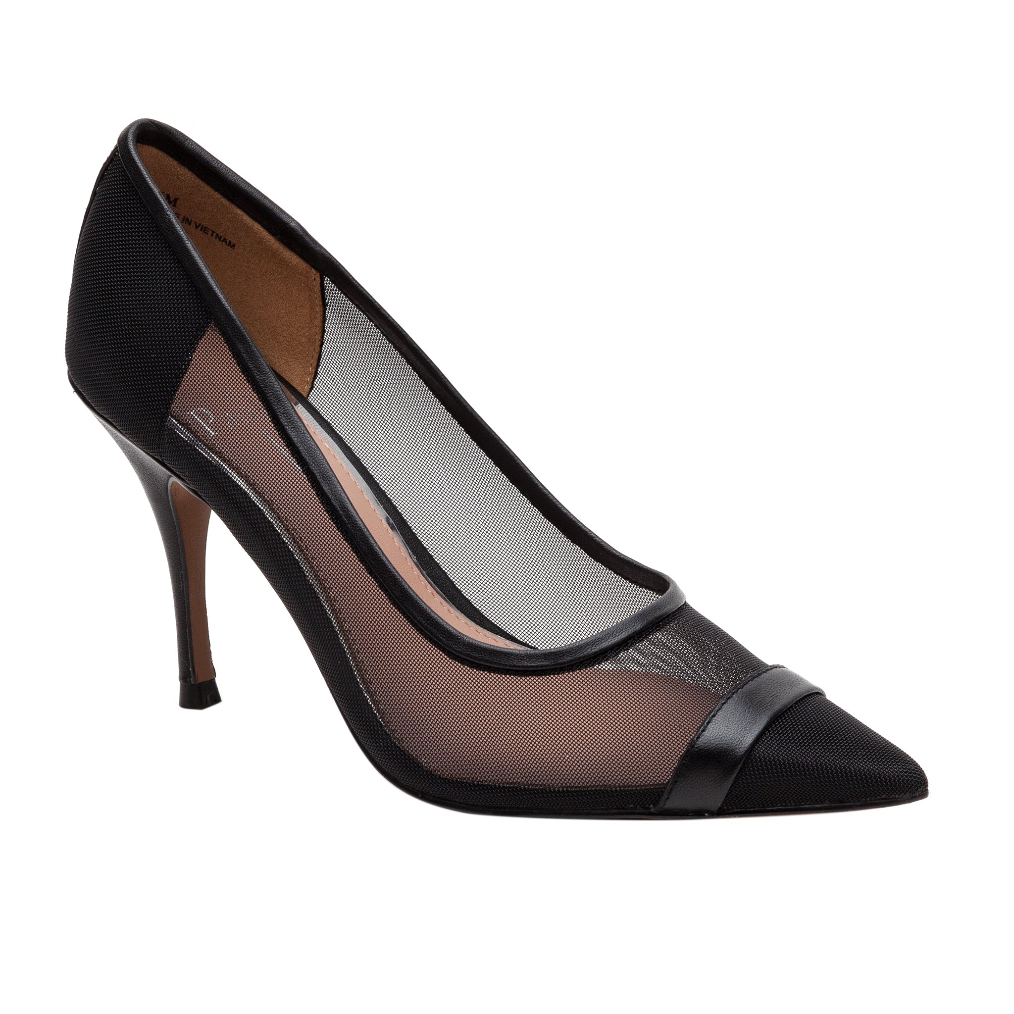 PERSIA Mesh Illusion Cap Toe Pumps LINEA Paolo Shoes