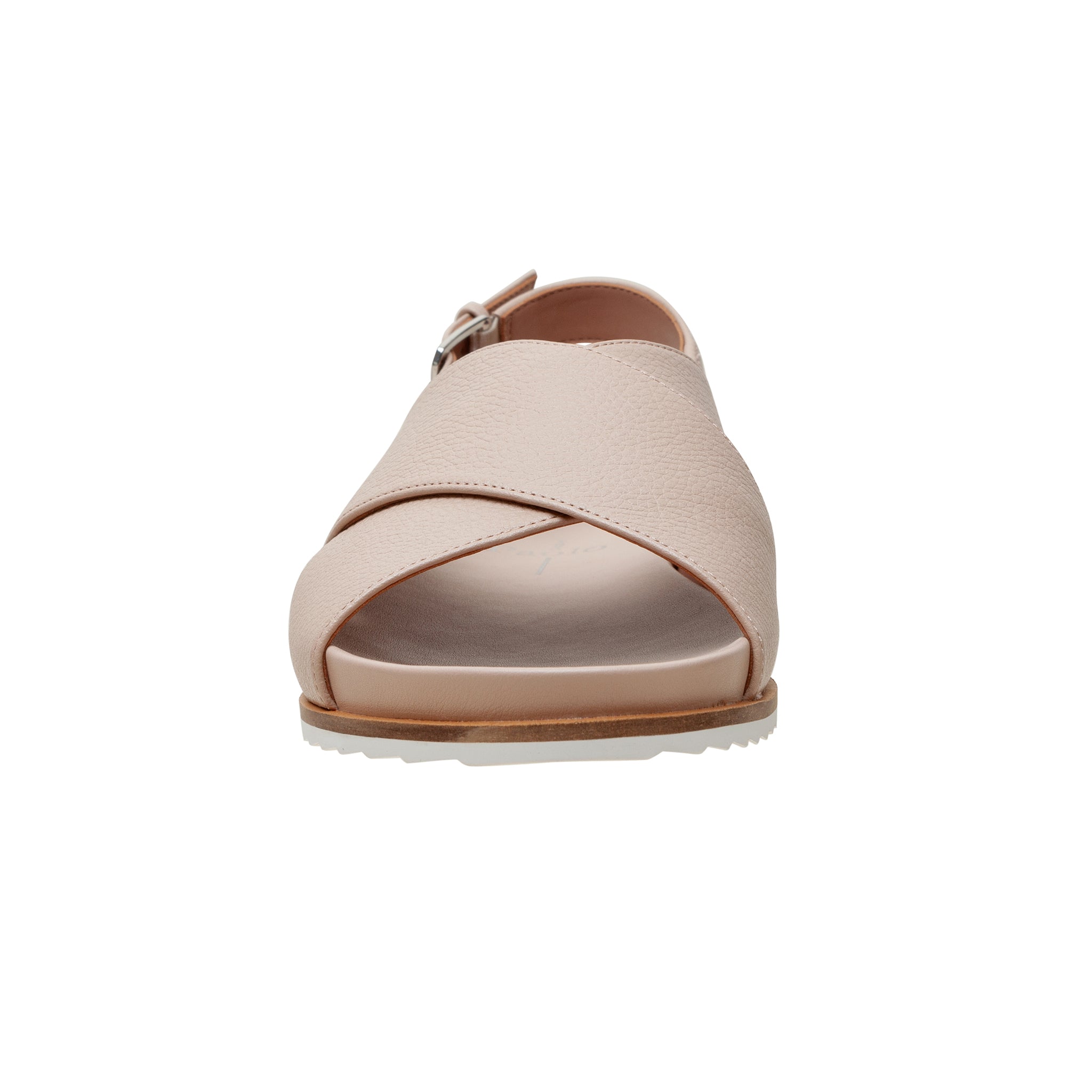 ルタロン FRILL CROSS SLING BACK SANDALS Square Toe Cross-strap Flat Sandals Slingback 35-41 — Obiono