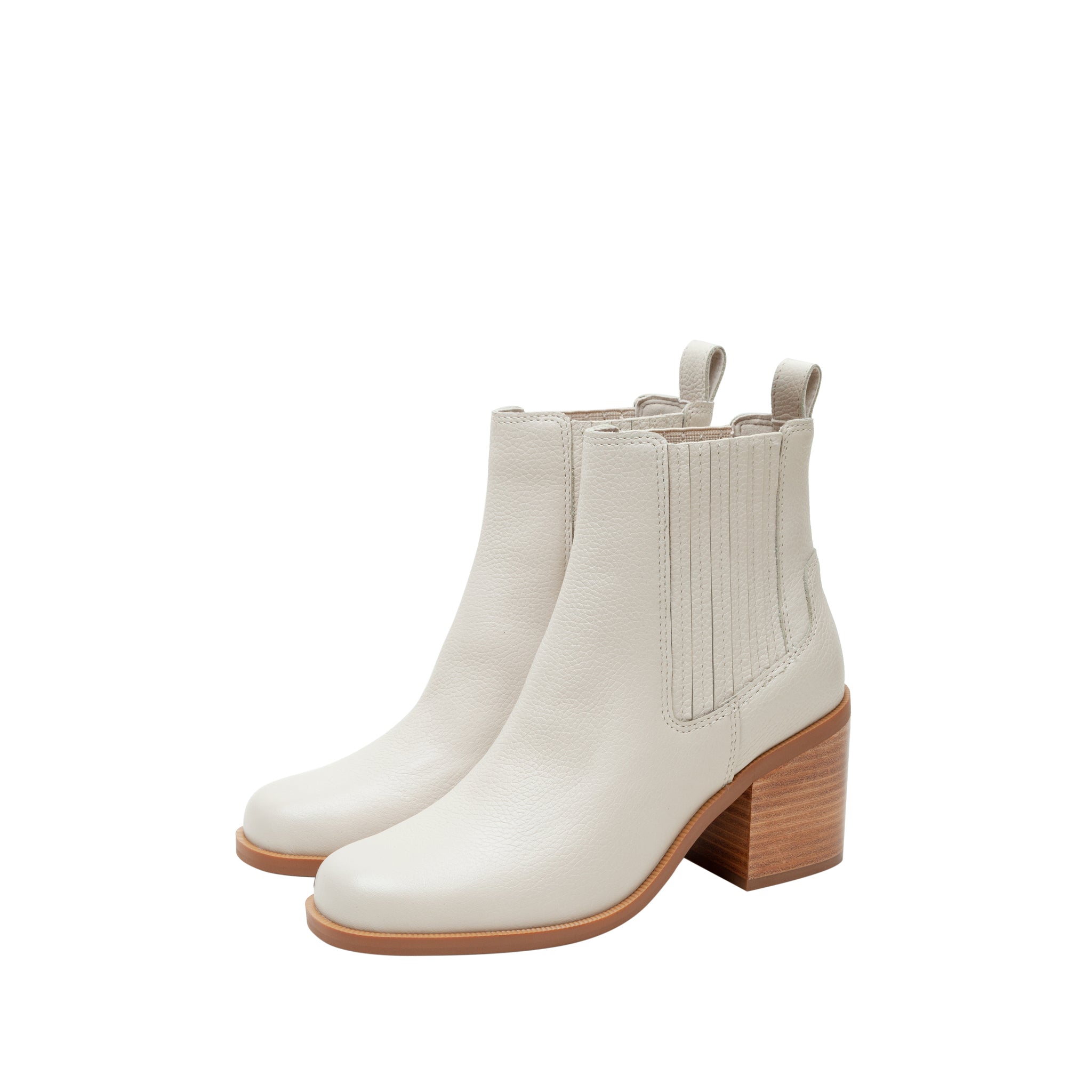 SPENCER Stacked Heel Booties LINEA Paolo Shoes