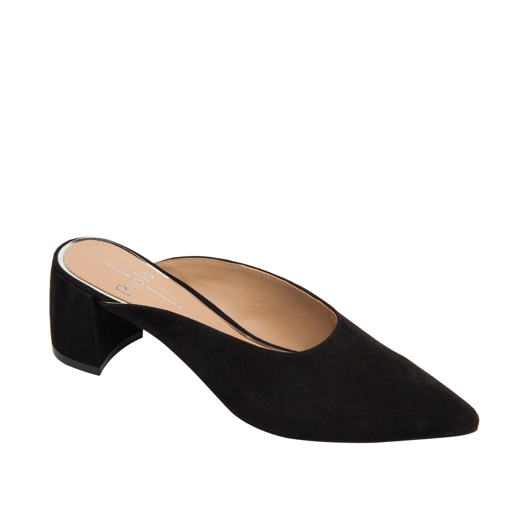 ZADIE Mid Height Block Heel Mules LINEA Paolo Shoes